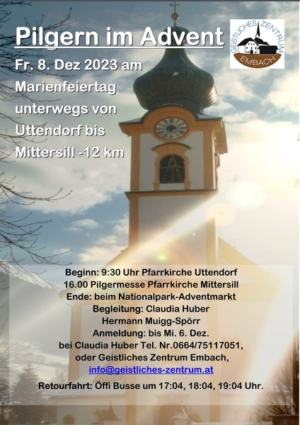pilgern im advent